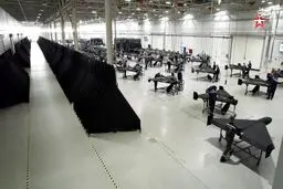 تصاویر خاص از خط تولید پهپاد ایرانی در روسیه
