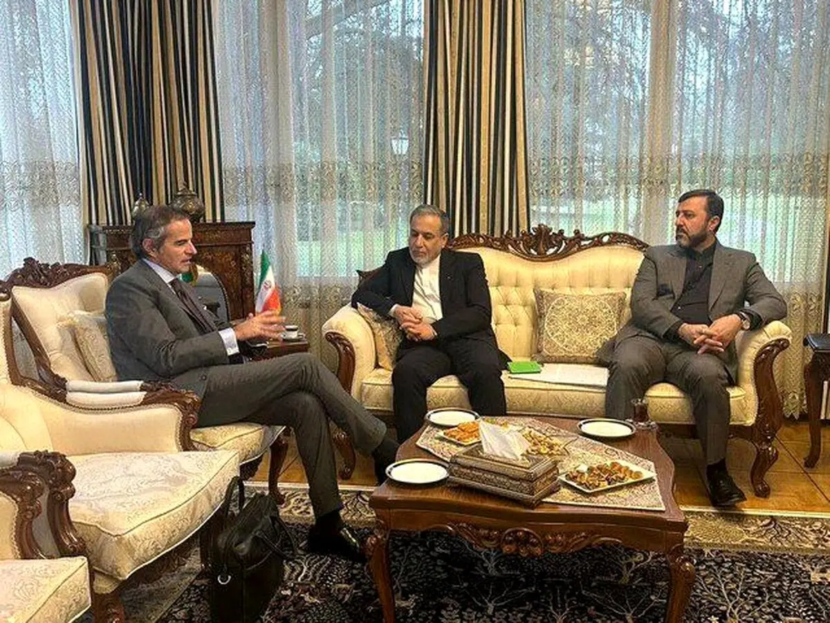 با مثبت شدن مذاکرات گروسی وارد جلسه شد