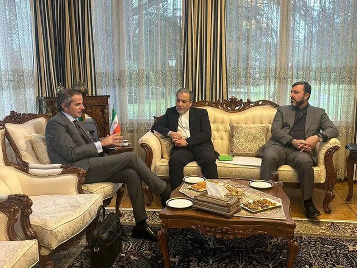 با مثبت شدن مذاکرات گروسی وارد جلسه شد