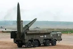 شلیک موشک اسکندر روسی به سمت اوکراین