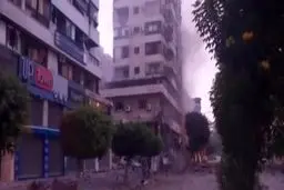 وضعیت بیروت بعد از بمباران جنگنده‌های رژیم صهیونیستی