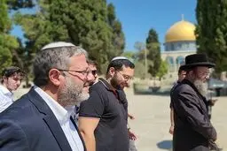 تعرض « بن گویر» وزیر جنجالی و افراطی اسرائیل به  مسجد الاقصی