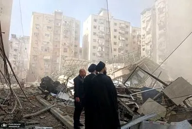 محل شهادت سید حسن نصرالله