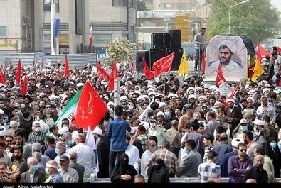 تصاویر | تشییع پیکر شهید حجت‌الاسلام اصلانی در مشهد