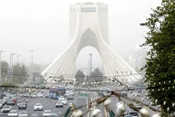 وزش باد نسبتا شدید در تهران

