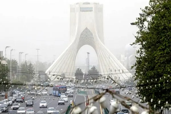 وزش باد نسبتا شدید در تهران

