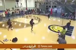 فیلم|کتک زدن داور در بسکتبال دختران