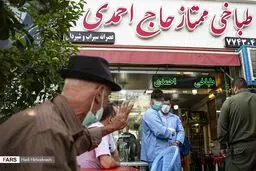 تصاویر بازسازی قمه زنی در کله پاچه فروشی