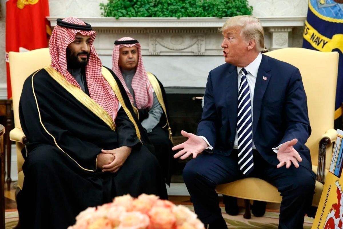 بن سلمان وعده ۶۰۰ میلیارد دلاری به ترامپ داد