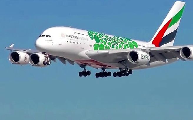  فرود دیدنی هواپیمای سوپر ایرباس A380