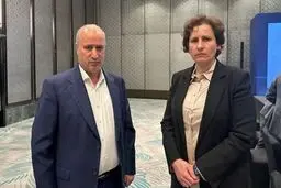 دیدار تاج و نماینده فلسطین در مقر AFC