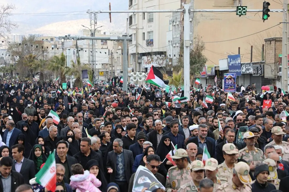 مردم ایلام در روز قدس حماسه آفریدند