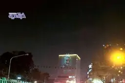 شهیدحاج قاسم سلیمانی بر روی ساختمان جدید پلاسکو