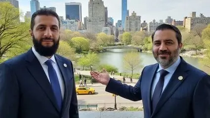 ورود جولانی به کاخ سفید از درب پشتی + فیلم