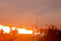  تصویری جدید از لحظه سقوط جنگنده F-۱۶ و مرگ خلبان