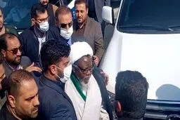 عکس پربازدید از همسر و دختران شیخ زکزاکی در دیدار با رهبر انقلاب