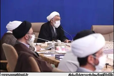 دیدار اعضای جامعه روحانیت مبارز با رییس جمهور