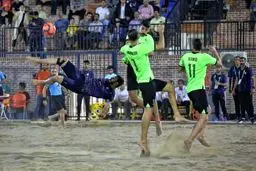 گل سا، پیروز دربی صدر جدول فوتبال ساحلی