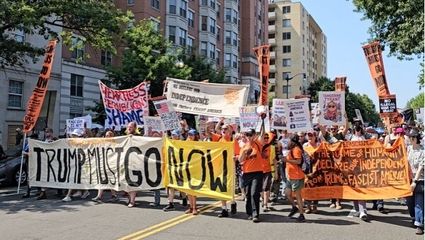 تظاهرات میلیون‌ها نفر در دهها شهر آمریکا علیه ترامپ