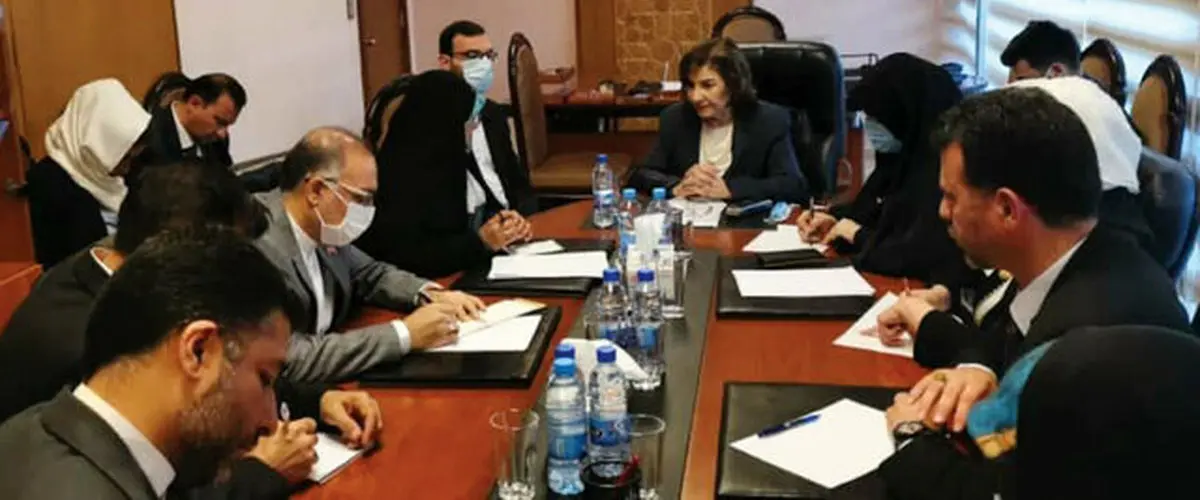 دیدار هیات پارلمانی ایرانی با مشاور بشار اسد