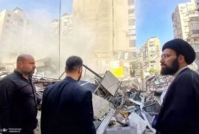 محل شهادت سید حسن نصرالله