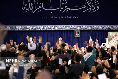 دیدار مردم قم 