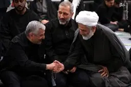 خوش و بش حسین طائب و عزیز جعفری در حضور فرمانده جدید هوافضا  + عکس