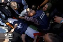 تصاویر تشییع شیرین ابوعاقله خبرنگار الجزیره