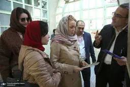 تصاویر تیم برنامه ساز روسی در بیت امام (ره)