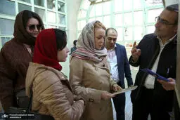 تصاویر تیم برنامه ساز روسی در بیت امام (ره)