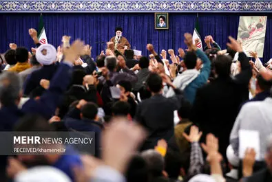 دیدار مردم قم 