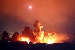 حمله گسترده شبانه اسرائیل به لبنان با نقض آتش بس