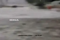 بارش شدید و آبگرفتگی خیابان‌های نوشهر