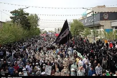 تصاویر | تشییع پیکر شهید حجت‌الاسلام اصلانی در مشهد
