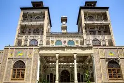 اولین فیلم از تخریب شدید داخل کاخ گلستان بر اثر بمباران