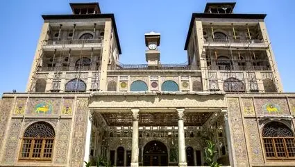 اولین فیلم از تخریب شدید داخل کاخ گلستان بر اثر بمباران