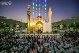 حال‌وهوای حرم امام علی(ع) با حضور پرشور زائران اربعین