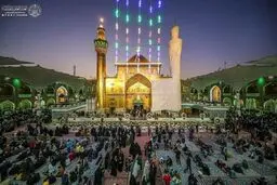 فیلمی از حال و هوای حرم امیرالمومنین علیه‌السلام