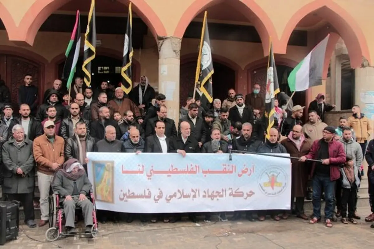 تظاهرات اهالی غزه در همبستگی با ساکنان منطقه النقب