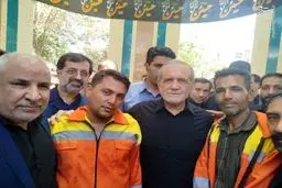 تصاویر حاشیه حضور پزشکیان در قم