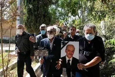 تدفین مرحوم سیامک اطلسی