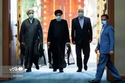 تصاویر سران سه قوه در همایش سراسری قوه قضائیه