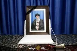 تصاویر علما و حوزویان در بیت مرحوم آیت الله علوی گرگانی