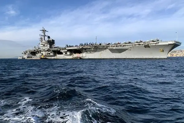 آماده باش ترامپ به ناوگان یواس‌اس جورج دبلیو بوش برای حرکت به خاورمیانه