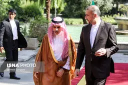 تصاویر دیدار وزیر خارجه عربستان و امیرعبدالهیان