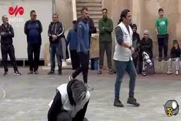 فیلم لحظه بمباران خداداد عزیزی، وحید شمسایی و علیرضا دبیر در زاحیه لبنان