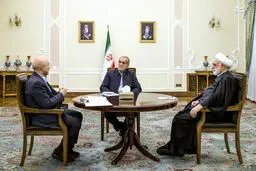 تصاویر نشست مشترک سران قوا