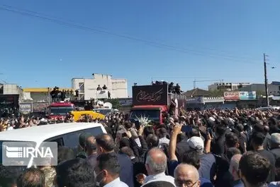  تشییع پیکر علامه حسن‌زاده آمل