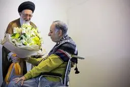 تجلیل نمایندگان رهبر انقلاب از جانبازان دفاع مقدس