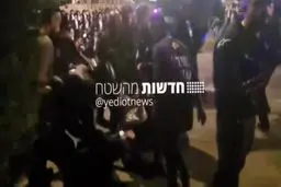 درگیری پلیس اسرائیل با حریدی‌های معترض